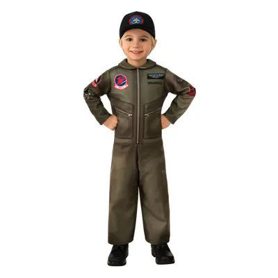 Rubie's Baby/Toddler Top Gun Maverick Fleece Costume Jumpsuit and Cap