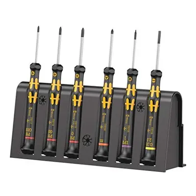 Wera PH Kraftform Micro ESD Screwdriver set for electronic components, PH/SL/M, 6PC