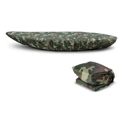 (Camouflage 4.0m) Professional Universal Kayak Cover Canoe Boat Waterproof Uv Resistant Dust Sto