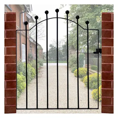 (Type 5) 3ft Metal Garden Gate Wrought Iron Pedestrian Gate with Fittings Bolt Heavy Duty