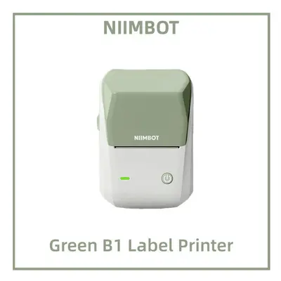 (Green Label Printer) Niimbot B1 Label Printer Portable Handheld Thermal Printer Mini Barcode QR