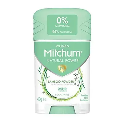 Mitchum Women 24HR Natural Vegan Deodorant Stick with 96% Natural Ingredients (40g) Aluminium Fr