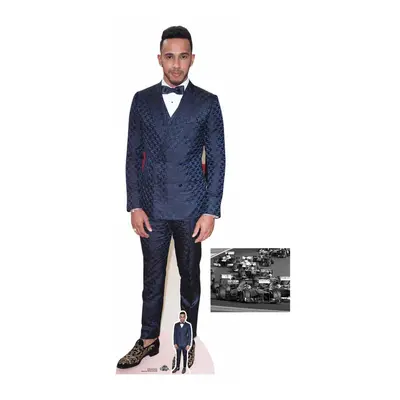 Hamilton, Lewis Motor Racing Driver Cardboard Cutout - Includes 25x20cm Star Photo