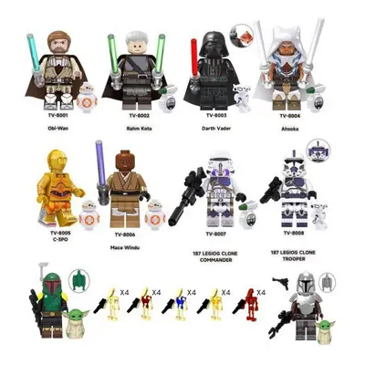 30pcs set Star Wars Minifigure Model Building Block Figure Toy Kids Toy Gift Fit Lego