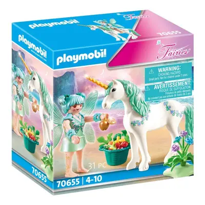 Playmobil Fairies Unicorn with Feeding Fairy Years and Above