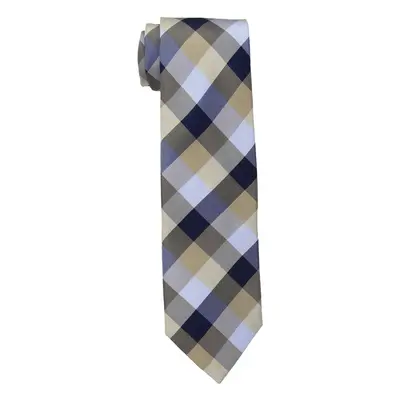 Tommy Hilfiger Mens Buffalo Tartan Neckties Taupe Tartan