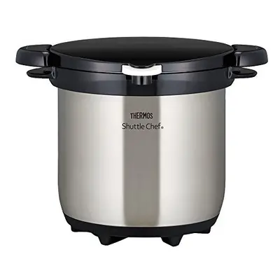 THERMOS Vacuum Insulation Cooker Shuttle Chef 4.5L Clear stainless KBG-4500 CS (Japan import)