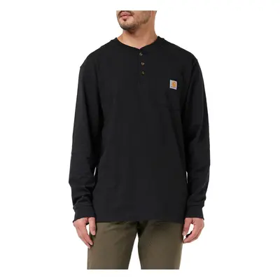 Carhartt Men's Loose Fit Heavyweight Long-Sleeve Pocket Henley T-Shirt