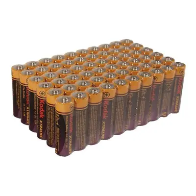 Kodak AA Xtralife Alkaline Battery (Pack of 60)