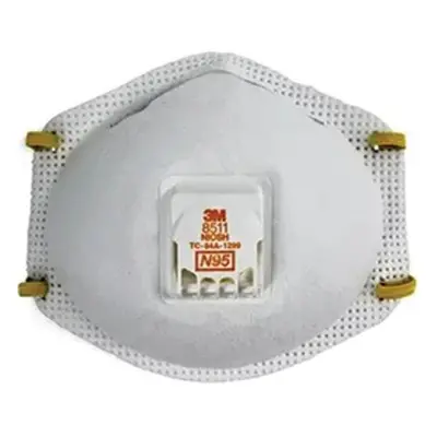 3M MMM-54343 N95 Valved Respirators - Box of