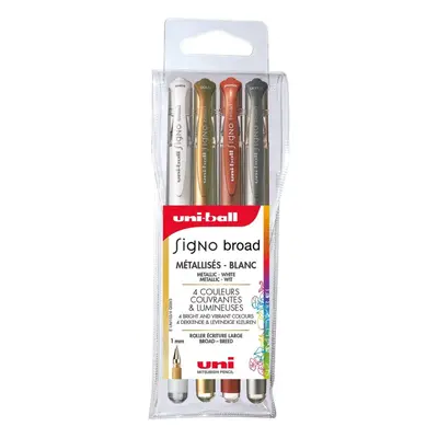 SIGNO BROAD UM153/4 GSW3 Gel Rollerball Pen UM-153, Case of