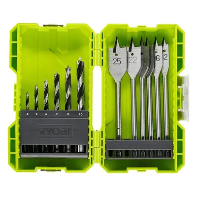 Ryobi RAK12SWD Wood Drill Bit Set