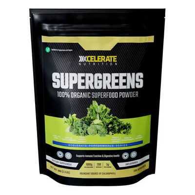 (1Kg) XCelerate Nutrition Supergreens Powder