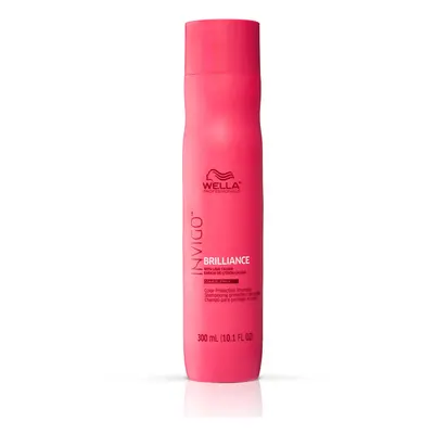 Wella Professionals Invigo Brilliance Shampoo for Coarse Colored Hair Color Protection & Color V