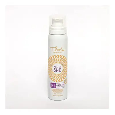 Sun Protection for face Mousse SPF 50, That'so All in One, Anti-age 100ml, transparent