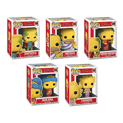 Funko POP The Simpsons collector Set - Bartigula Bart, Emperor Montimus, Lisandra Lisa, Marjora 