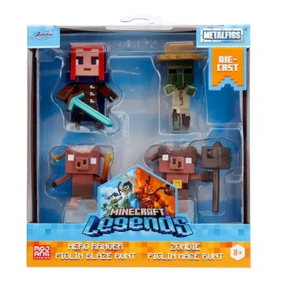 Minecraft Legends 2.5" Metalfig (4-Pack)