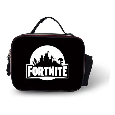 (Pattern 02) Fortnite Lunch Box Bag Outdoor leather Lunch Bag