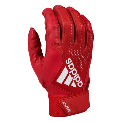 Adidas Adizero 4.0 Adult Leather Batting Glove Red Large