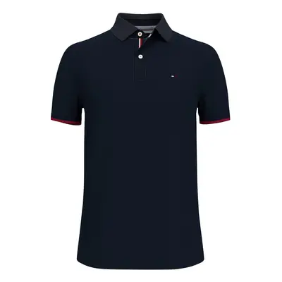 Tommy Hilfiger Men's Short Sleeve Cotton Pique Flag Graphic Polo Shirt