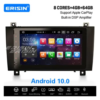 8-Core Android DSP Car Stereo CarPlay DAB+ Satnav For Mercedes-Benz SLK Class R171