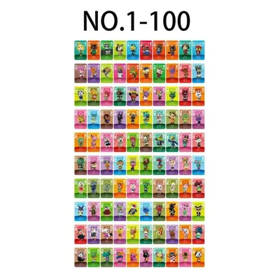 (NO.1-100) Animal Crossing Amiibo Mini NFC TAG Cards NO.1-400 Series