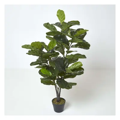 Homescapes Artificial Fiddle Leaf Fig Tree in Pot, cm Tall