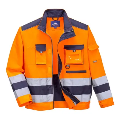 Portwest Womens/Ladies Lille Contrast Hi-Vis Bomber Jacket