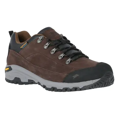 Trespass Mens Falark Vibram Leather Walking Shoe