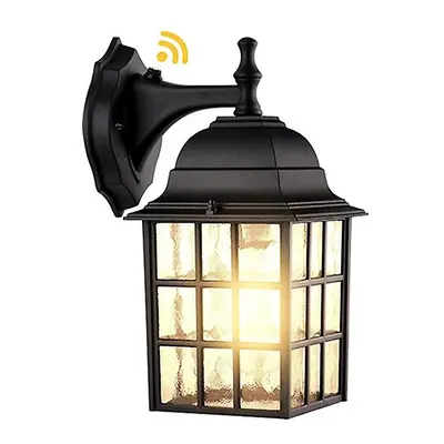 Sunrain Dusk To Dawn Outdoor Wall Lantern, Exterior Light Fixtures Wall Mount With Photocell Sen