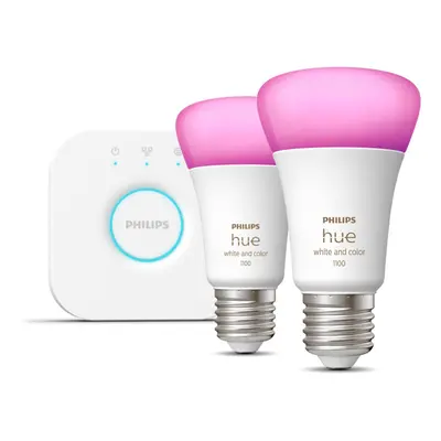 Philips Hue StiWa White & Color Ambiance E27 2er Starter Set