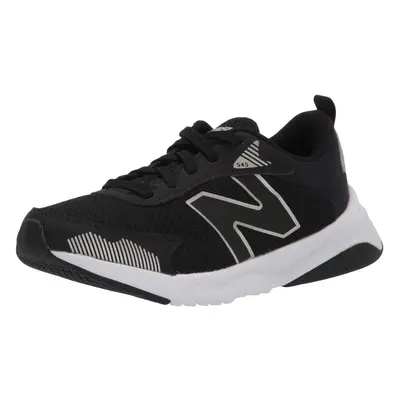 New Balance Kids Dynasoft V1 LaceUp Running Shoe BlackWhiteSilver Metallic Big Kid