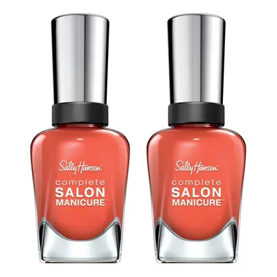 Sally Hansen Complete Salon Manicure Nail Color Poof Begonia Pack of