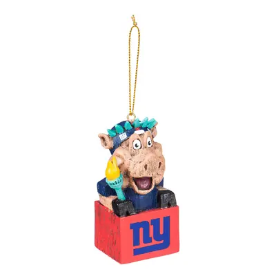 Team Sports America New York Giants NFL Tiki Totem Mascot Ornament