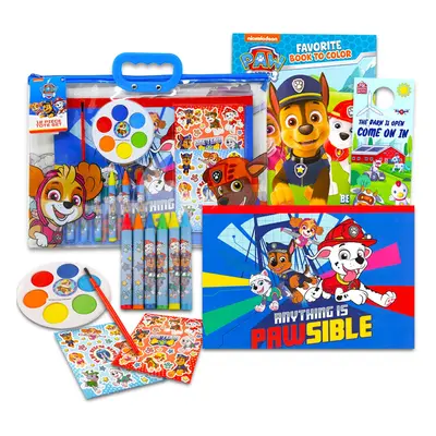 Paw Patrol Coloring and Activity Kit Bundle with Paw Patrol Coloring Book Stickers Paint Activit