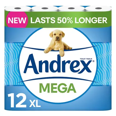 Andrex Classic Clean Mega Toilet Roll Mega Rolls