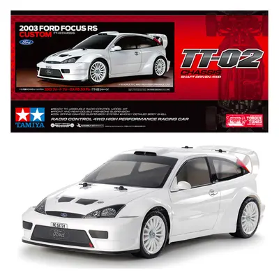 Tamiya RC 2003 Ford Focus RS Custom (TT-02) 1:10 RC Car Assembly Kit