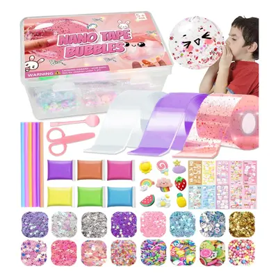 Jimcii PCS Nano Tape Bubble Bubbles Kit for Kids Nano Tape Bubbles