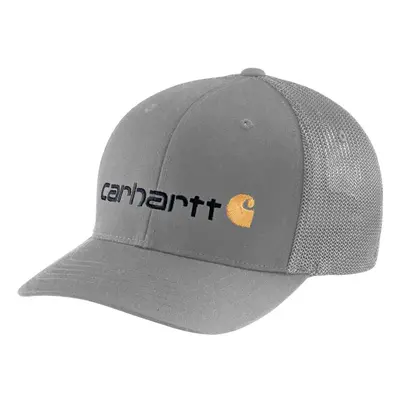 Carhartt mens Rugged Flex Fitted Canvas Mesh Back Graphic Baseball Cap