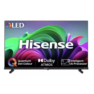 Hisense Smart TV Full HD 32E5NQTUK 32" Ultra HD HDR QLED Freeview TV Black