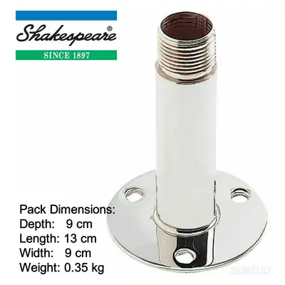 Shakespeare Stainless Steel Fixed Base Mount (ALDHM)?4" High Mount?Marine