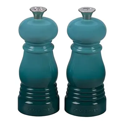 Classic Salt and Pepper Mill Set Personal Use Chipresistant ABS Plastic AntiCorrosion cm Teal