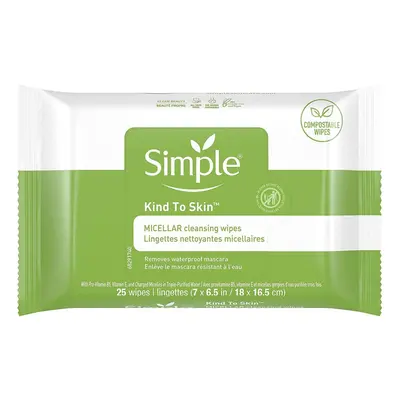 Simple Facial Wipes Micellar Count (Pack of 6)