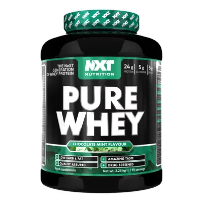 NXT Nutrition Pure Whey Powder - Low Fat - Muscle Building - 2.25KG