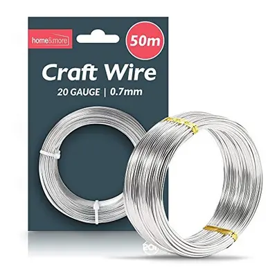 50m Silver Craft Wire for Crafting 0.7mm | Gauge Metal Wire for Craft | Jewellery Wire, Modellin