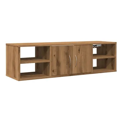 (artisan oak) vidaXL Wall Shelf Wall-Mounted Shelf Storage Display Rack Engineered Wood