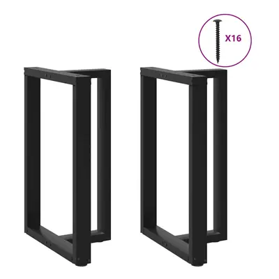 (black, x x (90-91) cm) vidaXL Dining Table Legs T-ShapedÃÂ Desk Legs Metal Furniture Legs pcs 