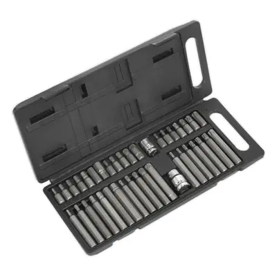 40pc TRX Star / Hex Key / Spline Socket Bit Set - 3/8" & 1/2" Square Drive Kit