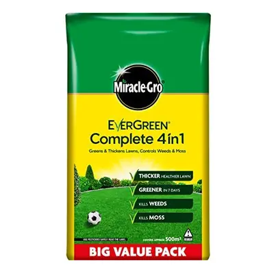 Evergreen Complete 4-in-1 Lawn Food, Weed & Moss Control, m2