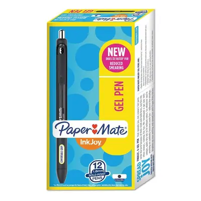 Paper Mate InkJoy Gel Pens Bold Point (1.0mm) Black 12-Count